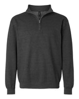 Gildan Unisex Heavy Blend™ Quarter-Zip Sweatshirt. 18810 - Fan Charcoal Heather