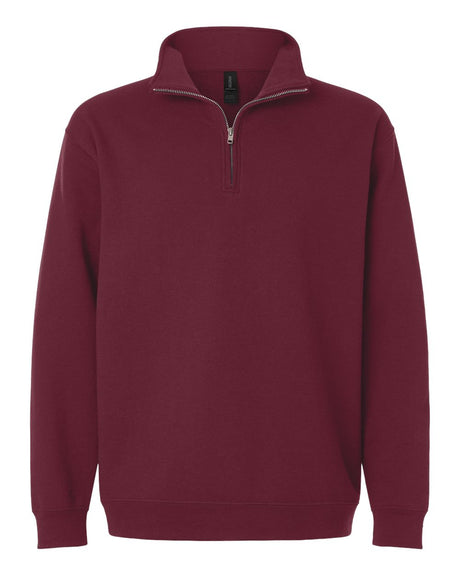 Gildan Unisex Heavy Blend™ Quarter-Zip Sweatshirt. 18810 - Maroon