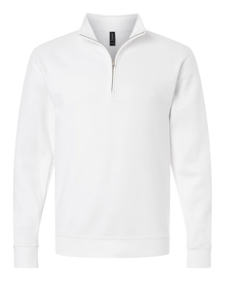 Gildan Unisex Heavy Blend™ Quarter-Zip Sweatshirt. 18810 - White