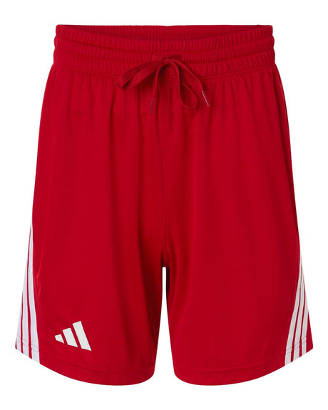 Adidas Men's 3-Stripes 7" Shorts. AT300 - Team Power Red/ White