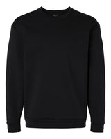 Adidas Men's Fleece Crewneck Sweatshirt. AT200 - Black/ White