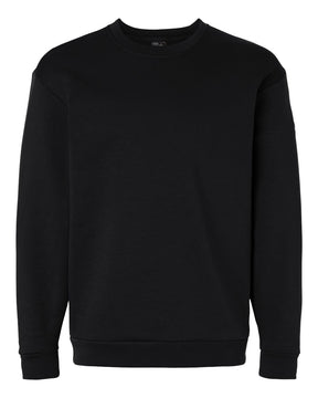Adidas Men's Fleece Crewneck Sweatshirt. AT200 - Black/ White
