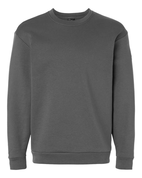 Adidas Men's Fleece Crewneck Sweatshirt. AT200 - Team Grey Four/ White