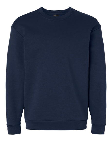 Adidas Men's Fleece Crewneck Sweatshirt. AT200 - Team Navy Blue/ White