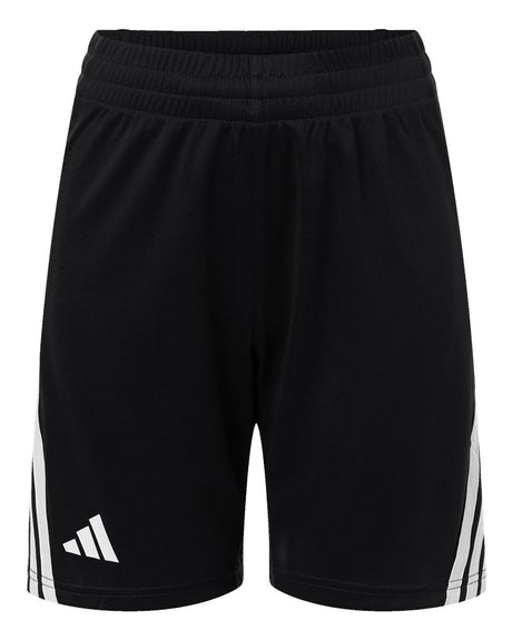 Adidas Youth 3-Stripes 7" Shorts. AT302 - Black/ White