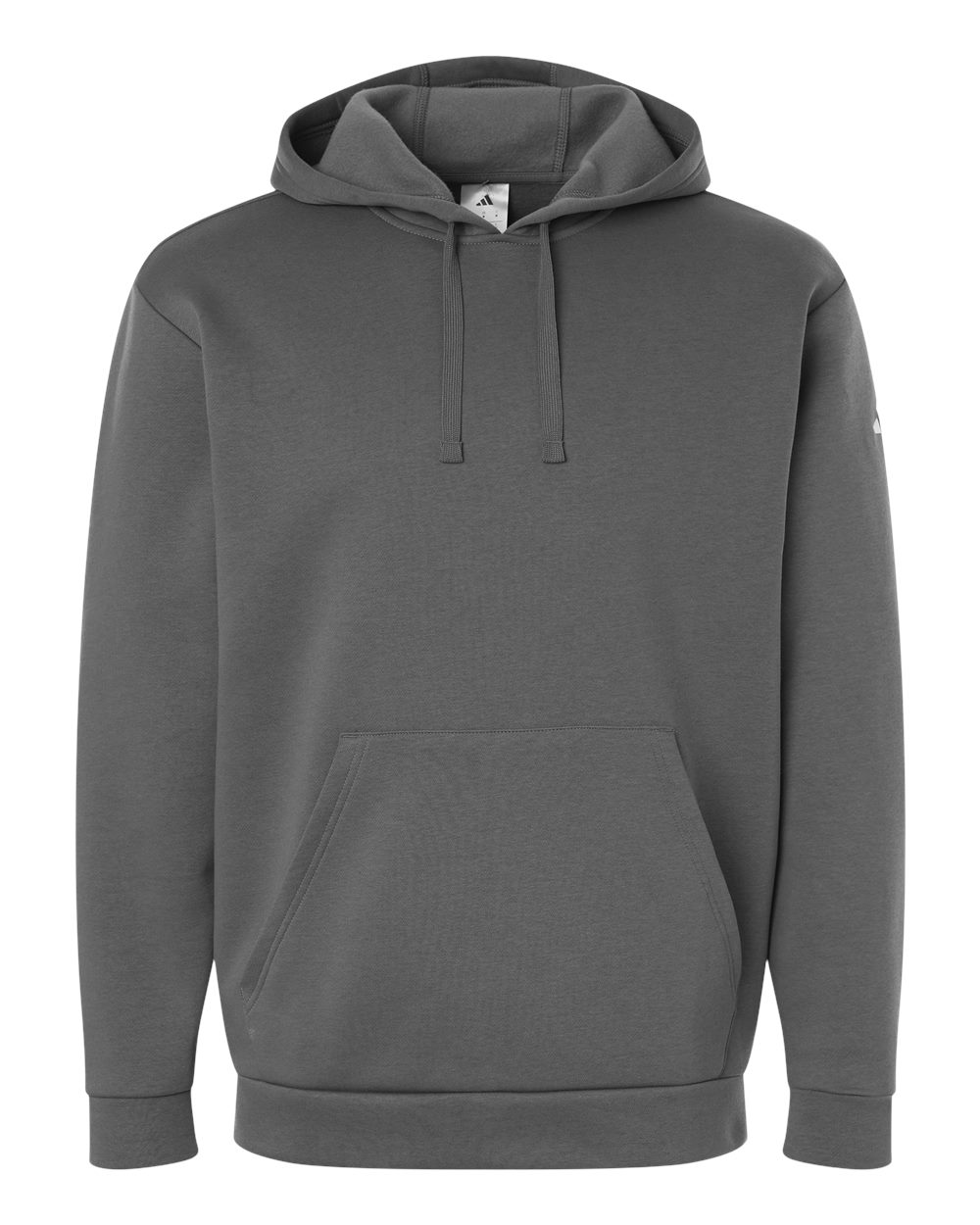 Adidas Men's Fleece Hooded Sweatshirt. AT203 - Team Grey Four/ White