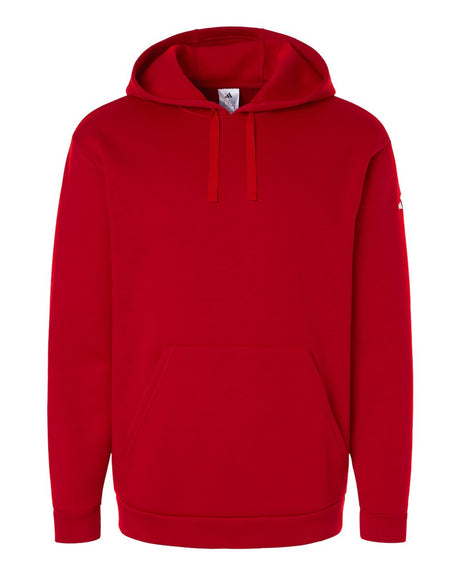 Adidas Men's Fleece Hooded Sweatshirt. AT203 - Team Power Red/ White