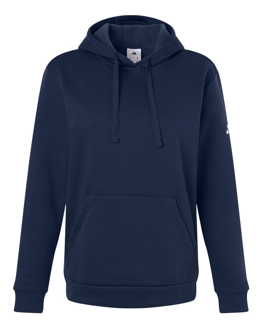 Adidas Women's Fleece Hooded Sweatshirt. AT204 - Team Navy Blue/ White
