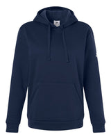 Adidas Women's Fleece Hooded Sweatshirt. AT204 - Team Navy Blue/ White