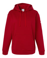 Adidas Women's Fleece Hooded Sweatshirt. AT204 - Team Power Red/ White