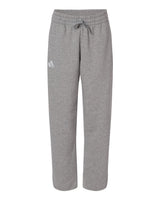 Adidas Women's Fleece Sweatpants. AT216 - Medium Grey Heather/ White