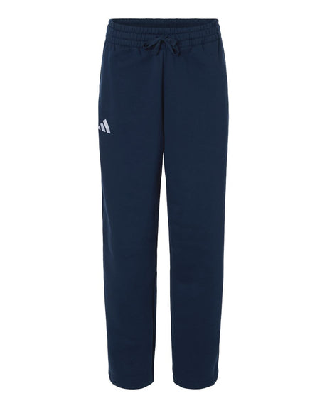 Adidas Women's Fleece Sweatpants. AT216 - Team Navy Blue/ White