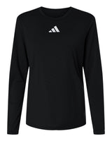 Adidas Women's Pregame Long Sleeve T-Shirt. AT105 - Black/ White