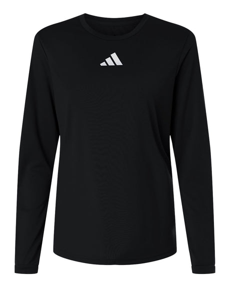 Adidas Women's Pregame Long Sleeve T-Shirt. AT105 - Black/ White