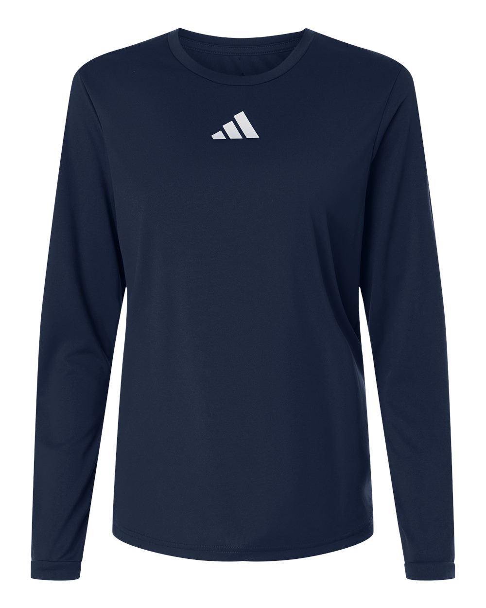 Adidas Women's Pregame Long Sleeve T-Shirt. AT105 - Team Navy Blue/ White