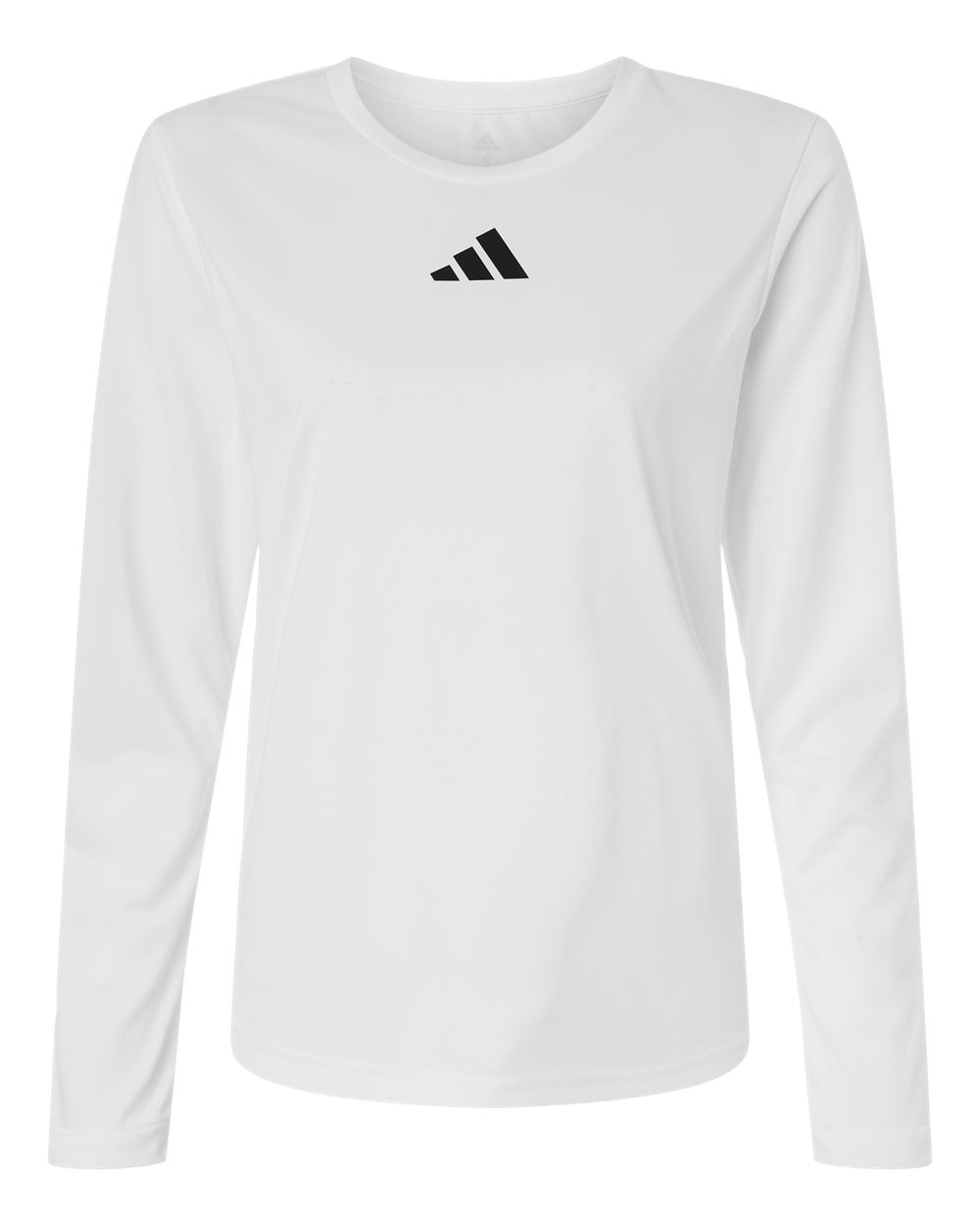 Adidas Women's Pregame Long Sleeve T-Shirt. AT105 - White/ Black