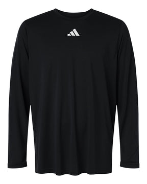 Adidas Men's Pregame Long Sleeve T-Shirt. AT104 - Black/ White