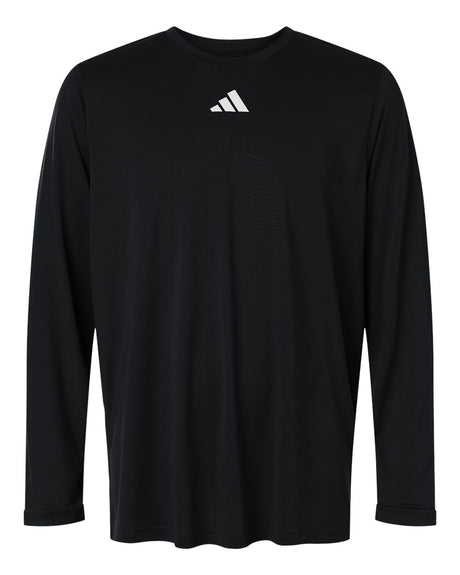 Adidas Men's Pregame Long Sleeve T-Shirt. AT104 - Black/ White