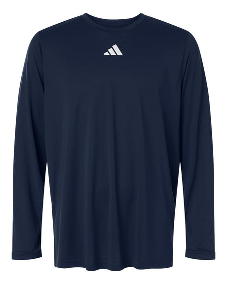 Adidas Men's Pregame Long Sleeve T-Shirt. AT104 - Team Navy Blue/ White