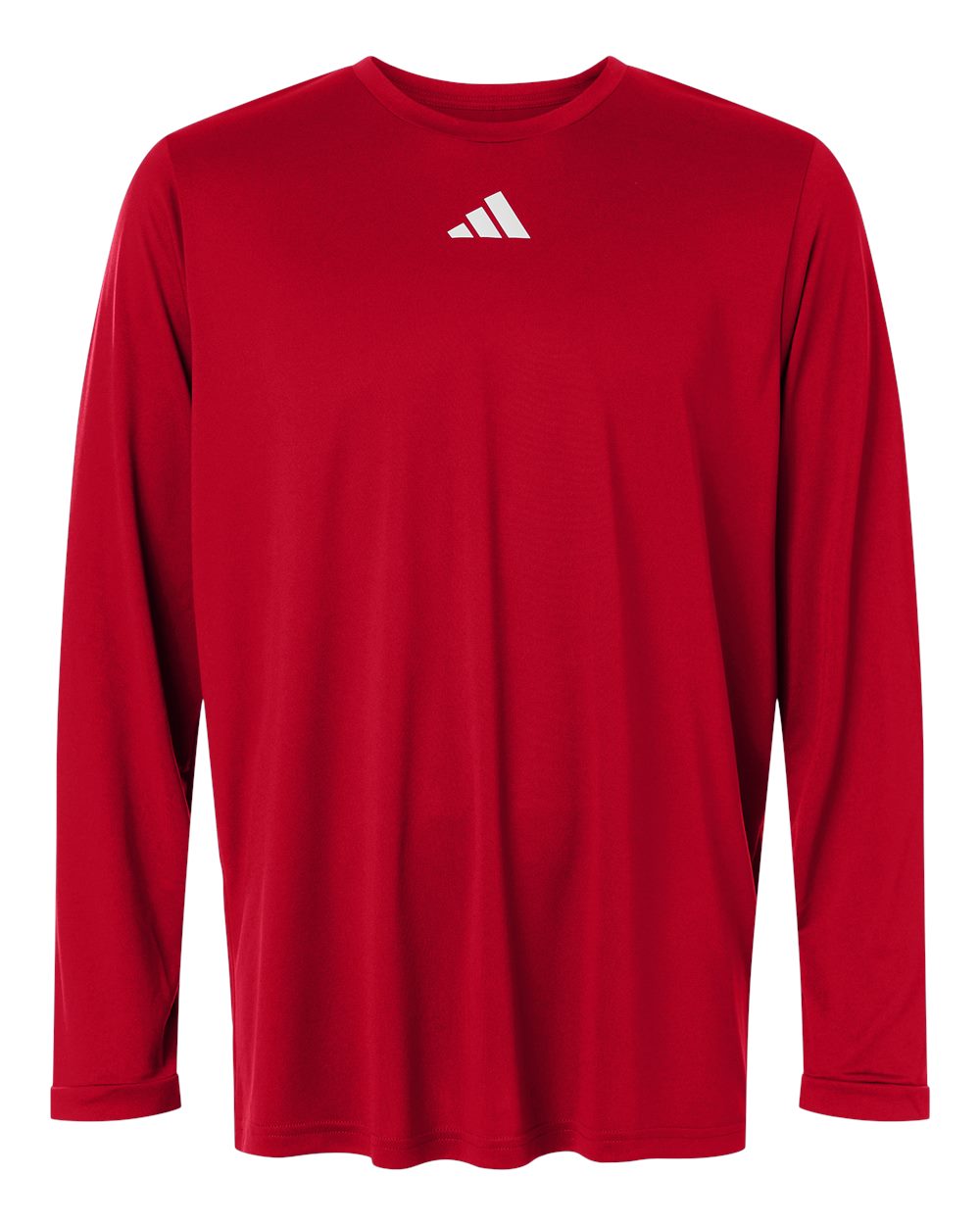 Adidas Men's Pregame Long Sleeve T-Shirt. AT104 - Team Power Red/ White