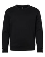 Adidas Youth Fleece Crewneck Sweatshirt. AT202 - Black/ White