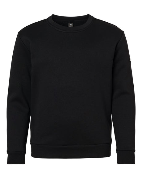 Adidas Youth Fleece Crewneck Sweatshirt. AT202 - Black/ White