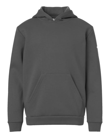 Adidas Youth Fleece Hooded Sweatshirt. AT205 - Team Grey Four/ White