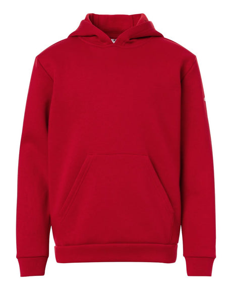 Adidas Youth Fleece Hooded Sweatshirt. AT205 - Team Power Red/ White