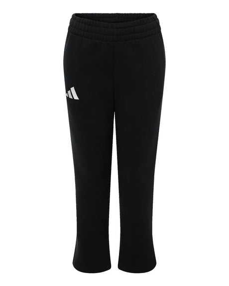 Adidas Youth Fleece Sweatpants. AT217 - Black/ White