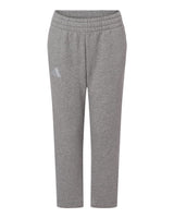 Adidas Youth Fleece Sweatpants. AT217 - Medium Grey Heather/ White