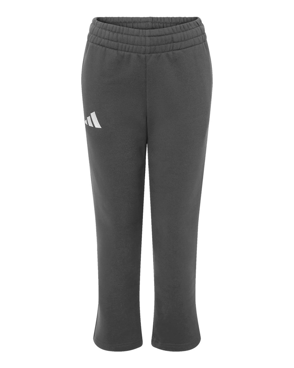 Adidas Youth Fleece Sweatpants. AT217 - Team Grey Four/ White