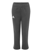 Adidas Youth Fleece Sweatpants. AT217 - Team Grey Four/ White