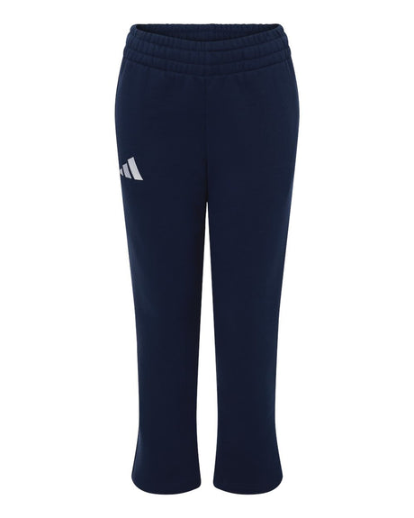 Adidas Youth Fleece Sweatpants. AT217 - Team Navy Blue/ White