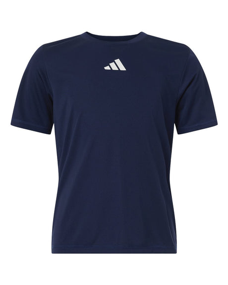 Adidas Youth Pregame T-Shirt. AT103 - Collegiate Navy