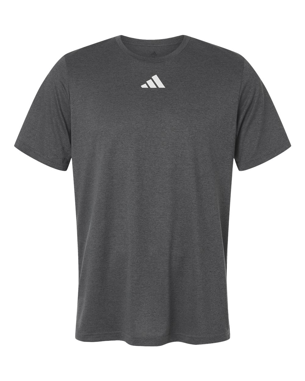 Adidas Men's Pregame T-Shirt. AT101 - Dark Grey Heather/ White