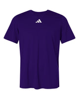 Adidas Men's Pregame T-Shirt. AT101 - Team Collegiate Purple/ White