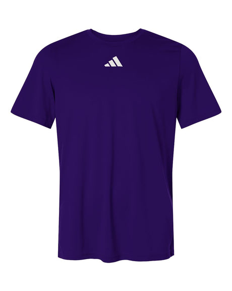 Adidas Men's Pregame T-Shirt. AT101 - Team Collegiate Purple/ White