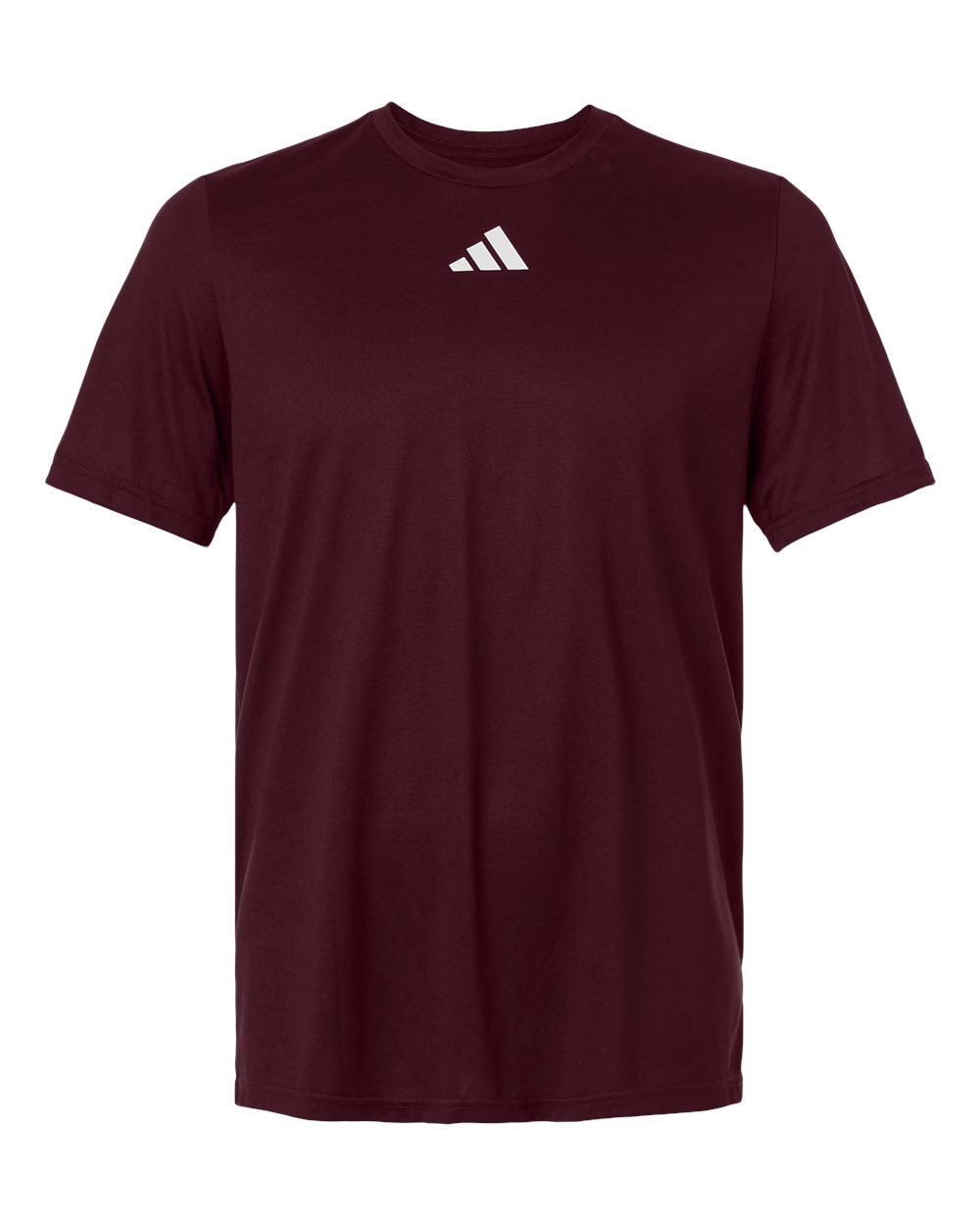 Adidas Men's Pregame T-Shirt. AT101 - Team Maroon/ White