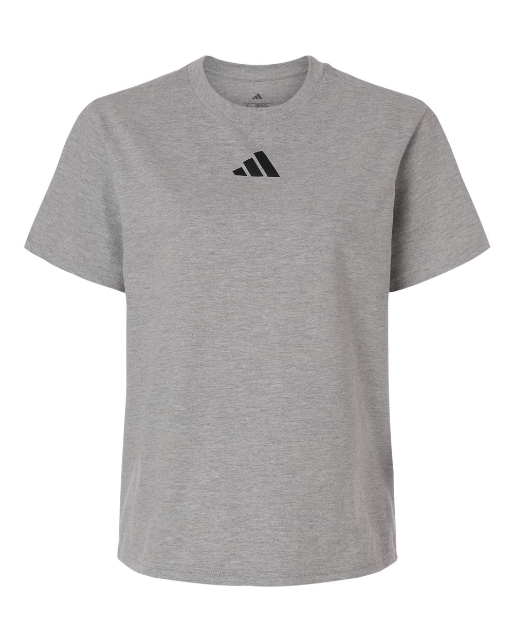 Adidas Women's Fresh T-Shirt. AT107 - Medium Grey Heather/ Black
