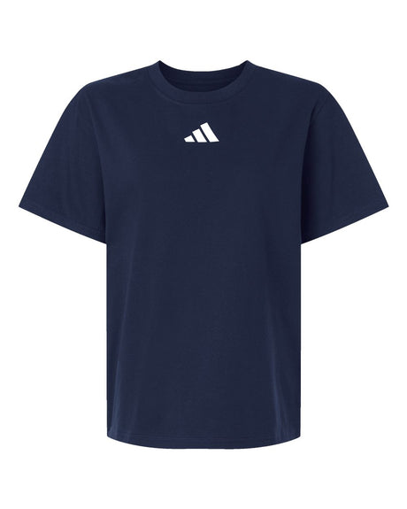 Adidas Women's Fresh T-Shirt. AT107 - Team Navy Blue/ White