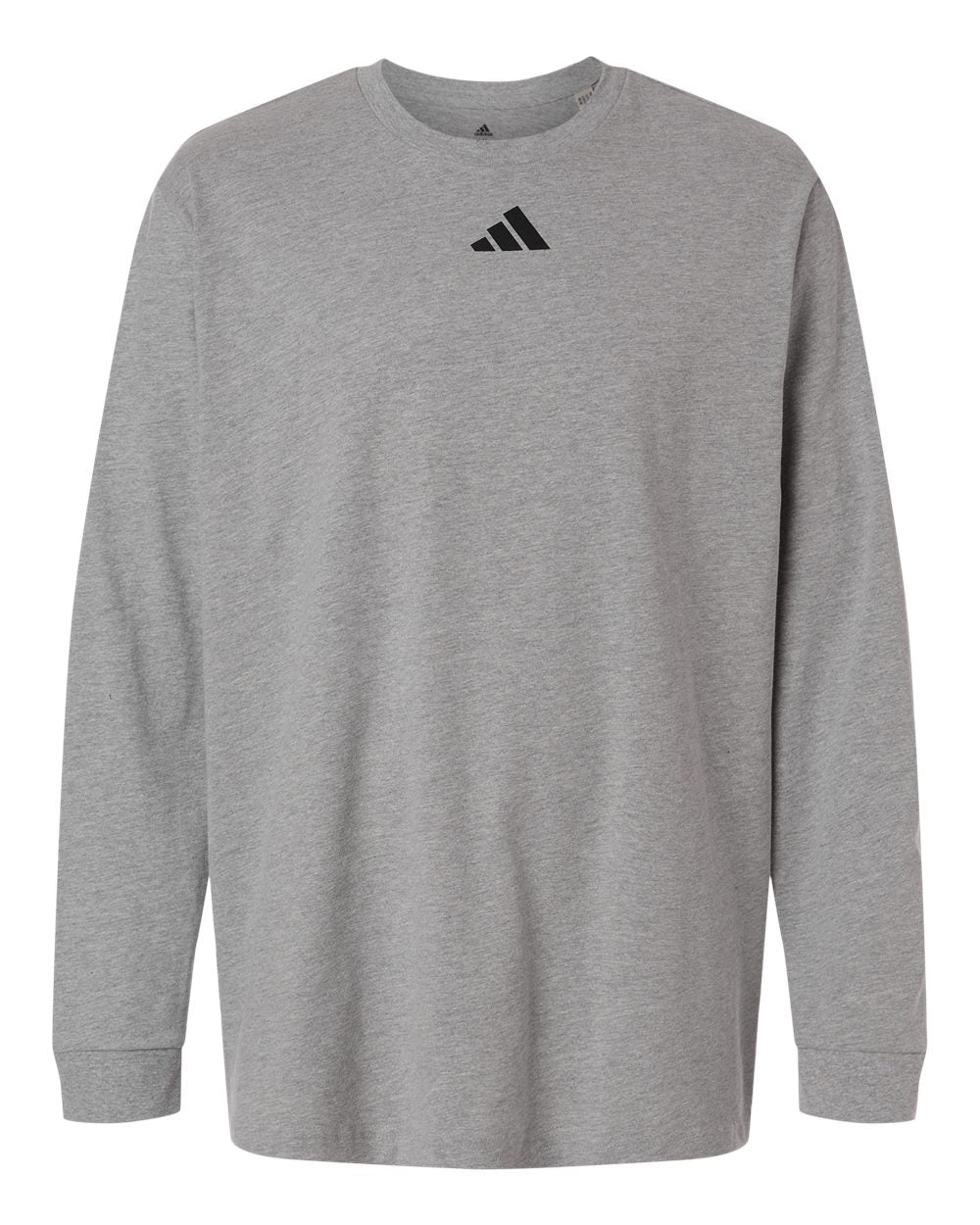 Adidas Men's Fresh Long Sleeve T-Shirt. AT108 - Medium Grey Heather