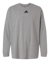 Adidas Men's Fresh Long Sleeve T-Shirt. AT108 - Medium Grey Heather