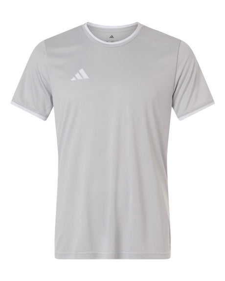 Adidas Men's Entrada 26 Jersey. AT115 - Team Light Grey/ White