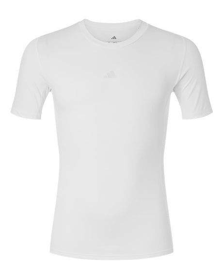 Adidas Men's Techfit Compression T-Shirt. AT130 - White
