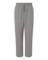 Adidas Men's Fleece Sweatpants. AT215 - Medium Grey Heather/ White