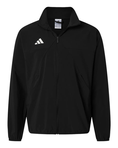 Adidas Men's TIRO Woven Full-Zip Track Jacket. AT500 - Black/ White
