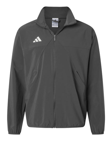 Adidas Men's TIRO Woven Full-Zip Track Jacket. AT500 - Team Grey Four/ White