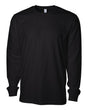 Independent Trading Co. Unisex Premium Long Sleeve T-Shirt. PRM180LST - Black