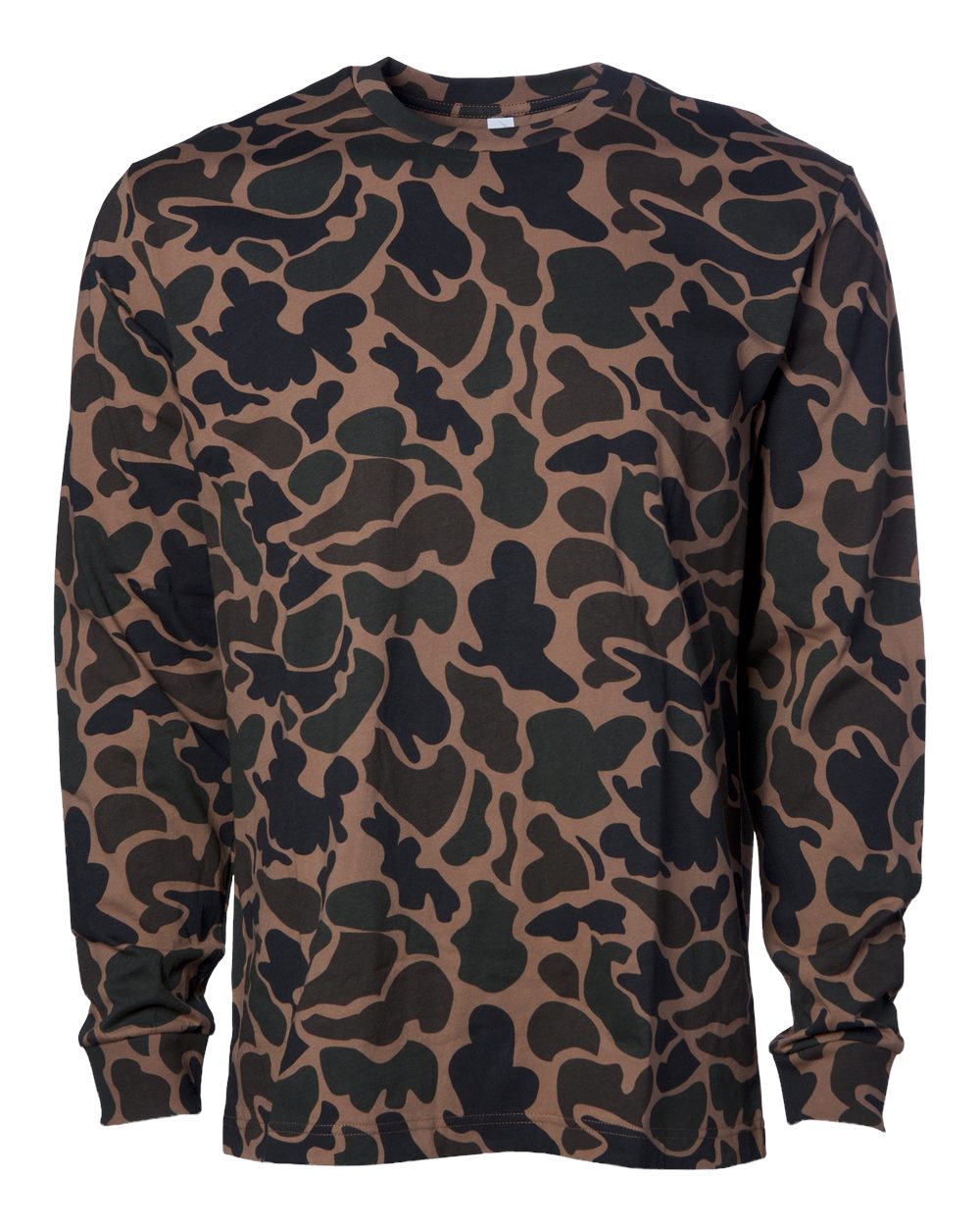 Independent Trading Co. Unisex Premium Long Sleeve T-Shirt. PRM180LST - Duck Camo