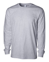 Independent Trading Co. Unisex Premium Long Sleeve T-Shirt. PRM180LST - Grey Heather